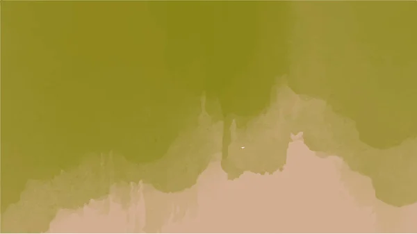 Absztrakt Zöld Akvarell Háttér Kézzel Festett Akvarell Vektor — Stock Vector