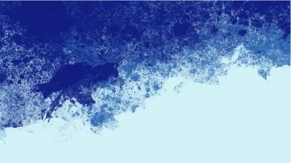 Abstraktes Blaues Aquarell Hintergrund Handgemaltes Aquarell Vektor — Stockvektor