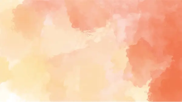 Soyut turuncu suluboya arka plan. El boyası suluboya. vektör