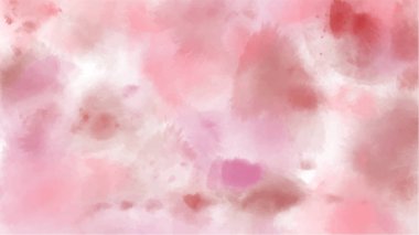 Soyut pembe suluboya arka plan. El boyası suluboya. vektör