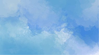 Soyut mavi suluboya arka plan. El boyası suluboya. vektör