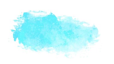 Soyut mavi suluboya arka plan. El boyası suluboya. vektör