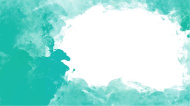 Soyut mavi suluboya arka plan. El boyası suluboya. vektör