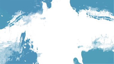 Soyut mavi suluboya arka plan. El boyası suluboya. vektör