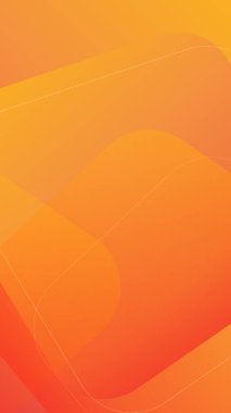 Pürüzsüz eğimleri ve dinamik şekilleri olan canlı, soyut turuncu arkaplan.