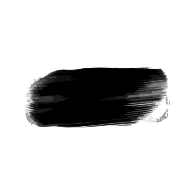 Siyah mürekkep fırça darbesi. Beyaz Arka plan 'da izole edilmiş. PNG