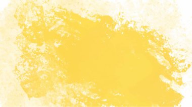 Tasarımınız için telif alanı olan sarı suluboya arka plan. vektör.