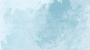 Tasarımınız için telif alanı olan mavi suluboya arkaplan. vektör.