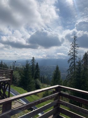 Güzel manzara manzarası. Seyahat günlüğü için yaz doğası