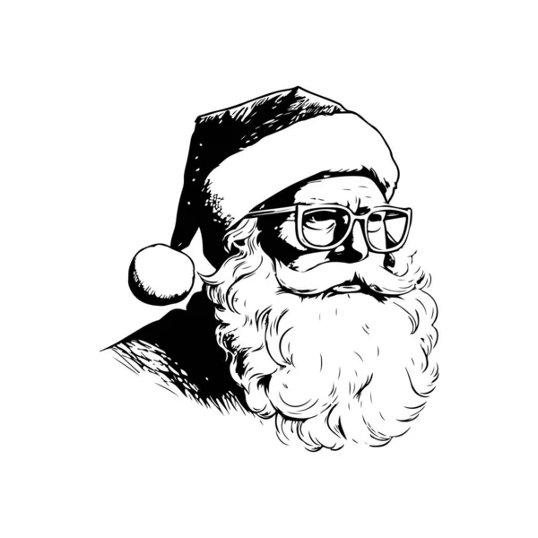 圣诞老公公系列艺术设计简图 — 图库矢量图片