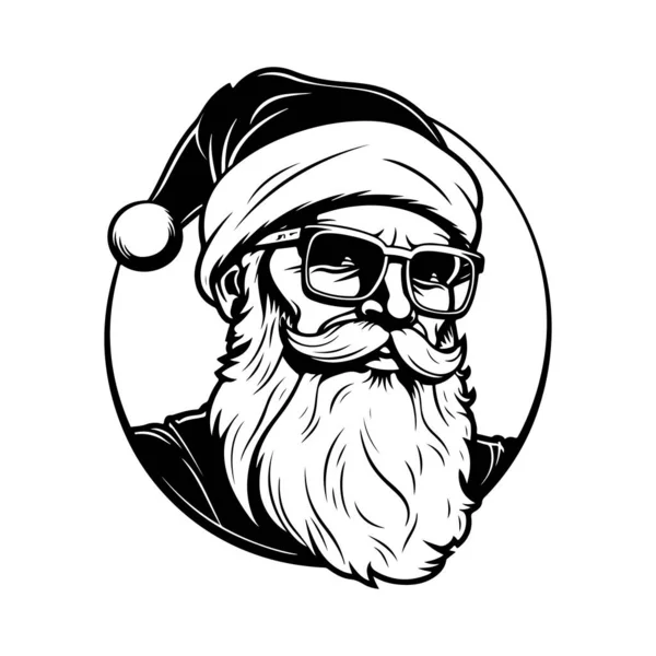 圣诞老公公系列艺术设计简图 — 图库矢量图片