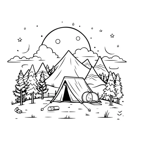 Vector kawaii brújula ilustración en color y en blanco y negro imagen de  equipo de camping o senderismo para niños dispositivo de orientación para  turismo forestal o viajes cute coloring pagexa