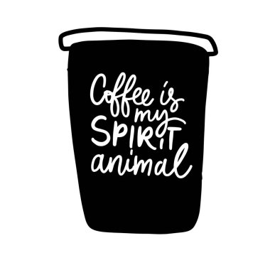 kahve vektör illüstrasyon arka planı 