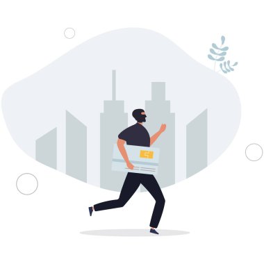 Kredi kartı hırsızlığı. Bankada kişisel bilgileri ve kimlikleri çalan adam..