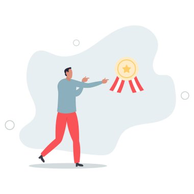 Uzman tavsiyesi, en iyi performans çalışanı veya ödül kazananı, akıllı satıcı veya lider.