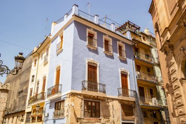 Valencia 'da cennet gibi bir evin manzarası. Haziran 2022 Valencia, İspanya