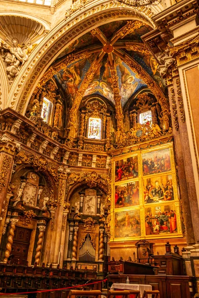 バレンシア大聖堂のインテリアビュー 2022年6月スペイン バレンシア — ストック写真