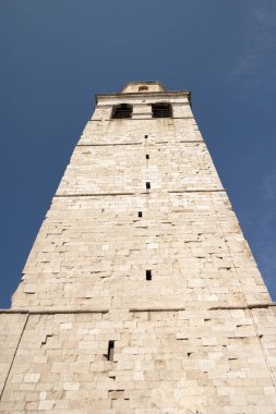 Aquileia Katedrali 'nin çan kulesi Friuli Venezia Giulia - İtalya