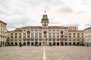 View of the Piazza Unit d'Italia in Trieste. October 2022 Trieste, Friuli Venezia Giulia - Italy.