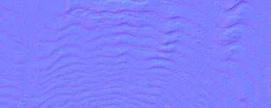 Burl wood texture in normal map. 3D Illustration