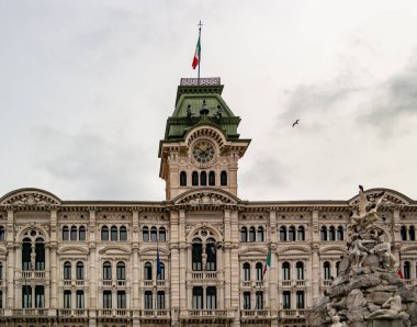 View of the Town Hall of Trieste, Friuli Venezia Giulia - Italy