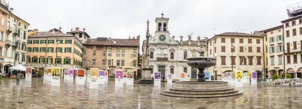 Piazza Giacomo Matteotti Udine Жовтень 2023 Року Udine Friuli Venezia — стокове фото