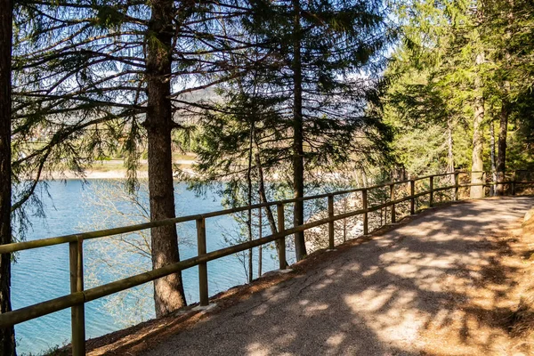 Utsikt Över Sjön Piazze Trentino Alto Adige Italien — Stockfoto
