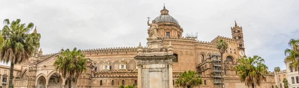 Vista Catedral Palermo Sicília Itália — Fotografia de Stock