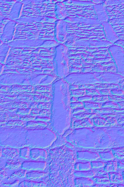 Medieval Pavement Background Normal Map Illustration — Stock Photo, Image