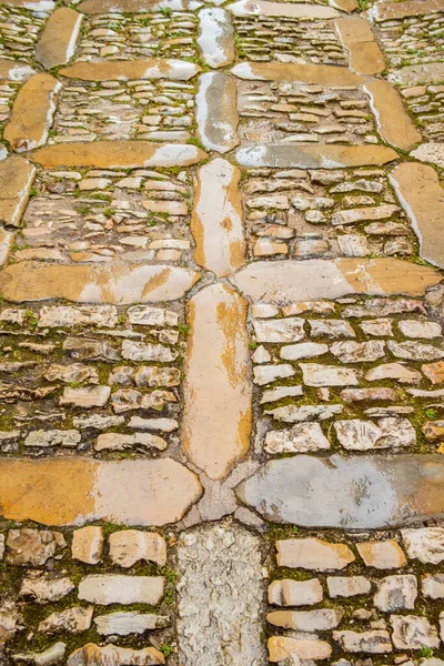 Background Wet Medieval Style Pavement — Stock Photo, Image