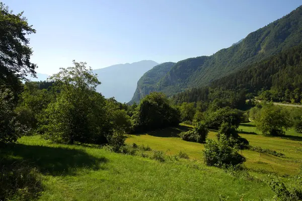 View Green Mountain Trentino Alto Adige Italy — Stock Photo, Image