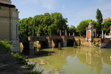 Padua 'daki Portello manzarası. 27 Mayıs 2024, Patova, İtalya