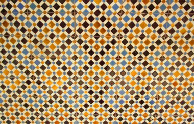 Arapça olarak renkli azulejos ile dekorasyon