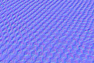 Normal haritada tuğla dekorasyonu