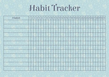 Nötr renklerde alışkanlık takip kırtasiyesi. Aylık planlamacı mistik ay desenli boş şablon. Boş yazdırılabilir hedef ayarlama tablosu. Kişisel görevi düzenlemek için zamanlama sayfası.