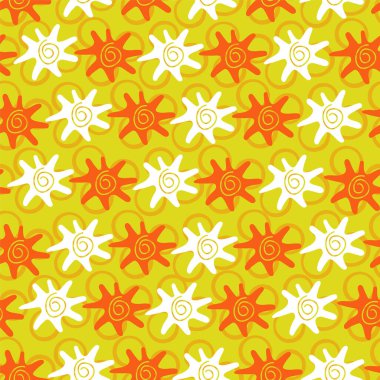 Renkli deniz kabuklarıyla kusursuz bir desen. Denizci geçmişi. Karalama tarzında vektör illüstrasyonu. Farklı boyutta elementler sonsuz doku. Dijital kağıt ve kumaş için sonsuz dokuyu yönlendir.