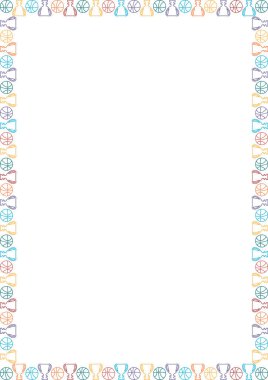 Basketbol oyunu çerçevesi. Oyuncular için renkli tasarım. Metnin için boş alanı olan çerçeve. Bebek partisi tasarımı