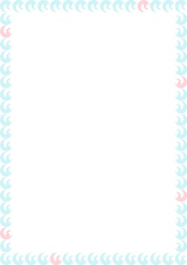 Tatlı bahar Paskalya tavşanları çerçevesi. Paskalya tavşanı siluetleri. Mesajın için boş yer var. Bebek partisi tasarımı