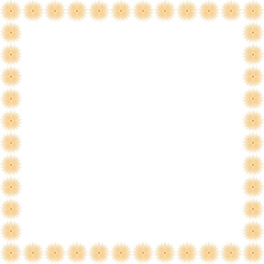 Parlayan yıldız kare çerçevesi. Güneş patlaması yıldızı. Metnin için boş alanı olan çerçeve. Bebek partisi tasarımı