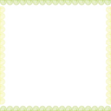 Kare çerçeve ve karalama elemanları. Moda grafik şablonu. Mesajın için sevimli boş çerçeve kutusu. El çizimi vektör çizimi beyaz arkaplanda izole edildi