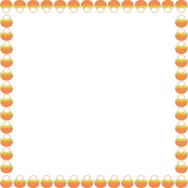 Sepet çerçevesinde armutlar. Merhaba sonbahar, Şükran Günü süslemesi. Metnin için boş alanı olan çerçeve. Bebek partisi tasarımı