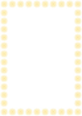 Yıldız dikdörtgen çerçevesi. Güneş patlaması yıldızı. Metnin için boş alanı olan çerçeve. Bebek partisi tasarımı