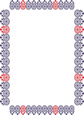 Rüya Avcıları çerçevesi. El çizimi tılsımlar uykuyu korumak için. Basit boş çerçeve kutusu. El çizimi vektör çizimi beyaz arkaplanda izole edildi