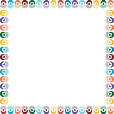 Çocukça bir bakış açısı. Metnin için vektör göksel tahmin göz şablonu. Tanrı 'nın Gözü. El çizimi vektör çizimi beyaz arkaplanda izole edildi