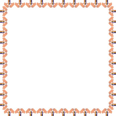 Güzel kalpler, sevgililer günü aralığı. El ve gökkuşağı lgbt kalp şablonu. Gurur Ayı 'nı kutlayın. LGBT elemanları gurur ayı