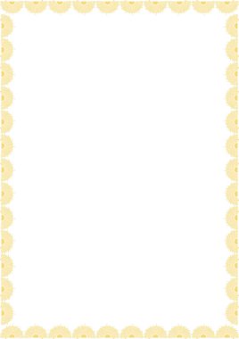 Gündoğumu ve kuşlar çerçevesi. Güneşli bir sabah şablonu. Metnin için boş alanı olan çerçeve. Bebek partisi tasarımı