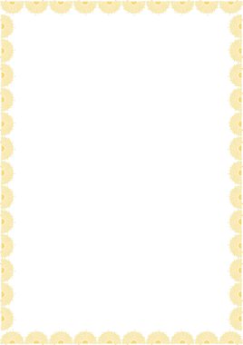 Gündoğumu ve kuşlar çerçevesi. Güneşli bir sabah şablonu. Metnin için boş alanı olan çerçeve. Bebek partisi tasarımı