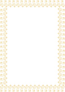 Bitkisel şifa çerçevesi. Metin için vektör büyücülük çerçevesi. Tasarım, davetiyeler, hediye kartları, broşürler için basit şablon ögesi