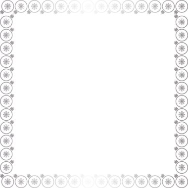 Altın Noel dekorasyon çerçevesi. Noel oyuncaklarıyla kutlama şablonu. Metnin için boş alanı olan parlak kenarlık. Bebek partisi tasarımı