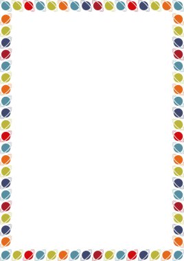 Satürn gezegeni kareye başlıyor. Metnin için boş alanı olan basit astronomi sanat tasarımı. Bebek partisi tasarımı. Tebrik kartı, baskı, poster, çıkartma için tasarım